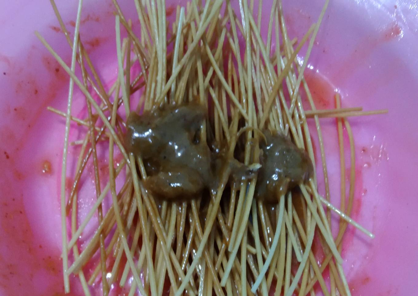 Mie Lidi bumbu basah