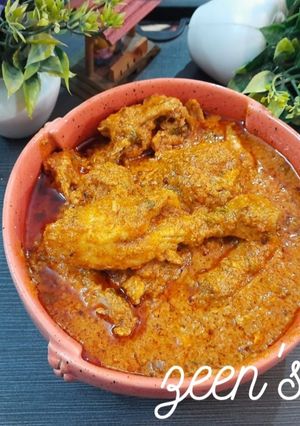 A picture of Achari Chicken Masala.