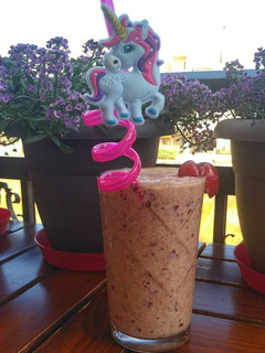 Φωτογραφία της συνταγής Smoothie Μπανάνα κεράσι