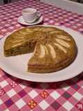 Torta di zucca,mela,noci,amareti e yogurt