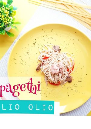 Foto resep Spagethi Aglio Olio