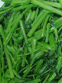 清炒空心菜 的食譜成品照片