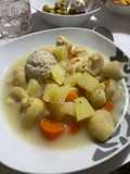Sopa de Galets de Pelota de Pollo y verduras 🎄