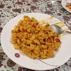 A picture of Macaroni hot pot.