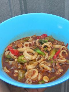 Foto resep Oseng Cumi Lombok Ijo