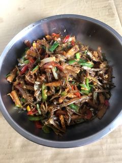 Foto resep PERIJO KERING(Kering tempe teri lombok ijo)