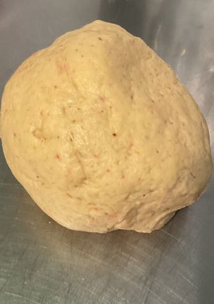 Une photo de Pâte brisée à l'orange et pralines roses