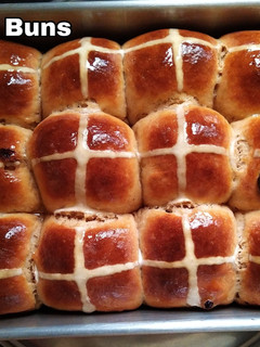 A picture of Hot Cross Buns.