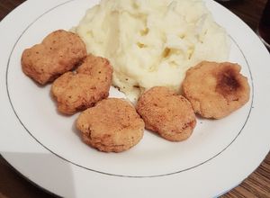 Una foto de Nuggets de pollo caseros