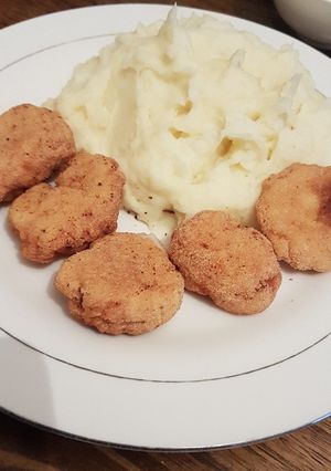 Una foto de Nuggets de pollo caseros
