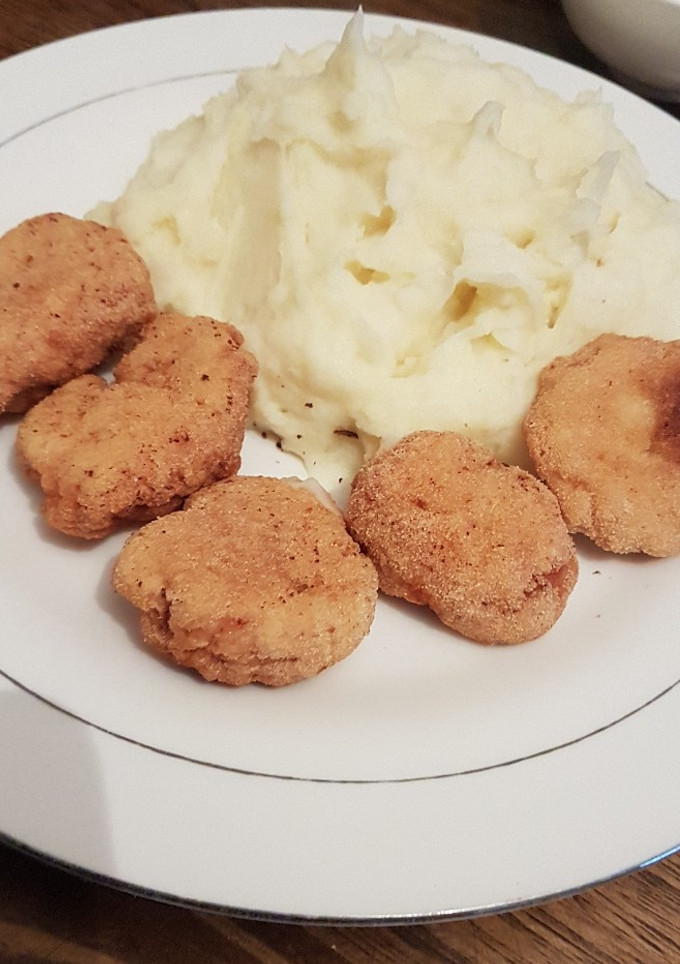 Una foto de Nuggets de pollo caseros