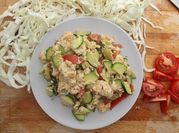 Gambar zucchini tomat