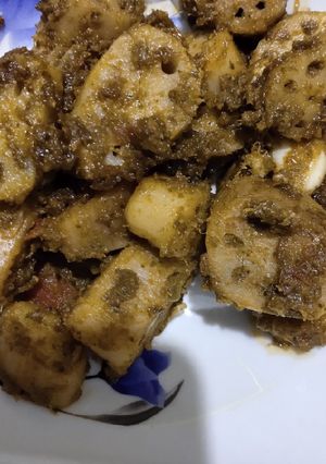 A picture of Lotus steam masala.