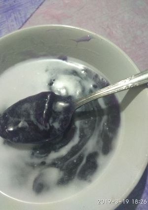 Foto resep Bubur ubi ungu