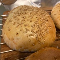 A picture of Homemade Hamburger-Style Buns.