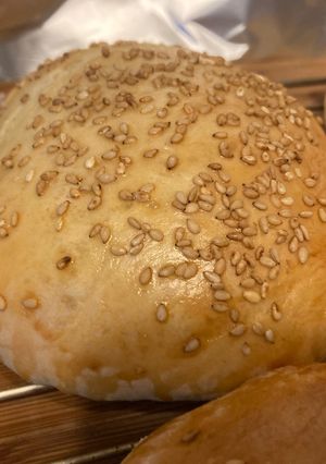 A picture of Homemade Hamburger-Style Buns.