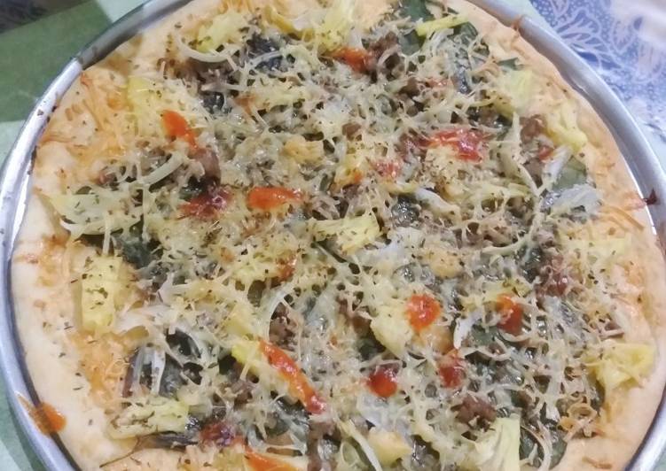 Fresh, Bikin Pizza TipKer Renyah Yummy Mantul