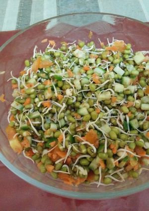 A picture of Sprouts salad.