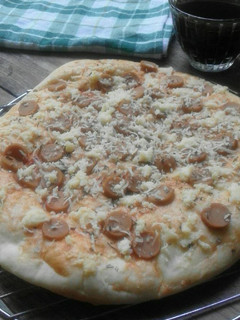Foto resep Pizza Sosis empukk