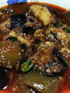 صورة لوصفة مسقعة باللحم المفروم 🍆🥘