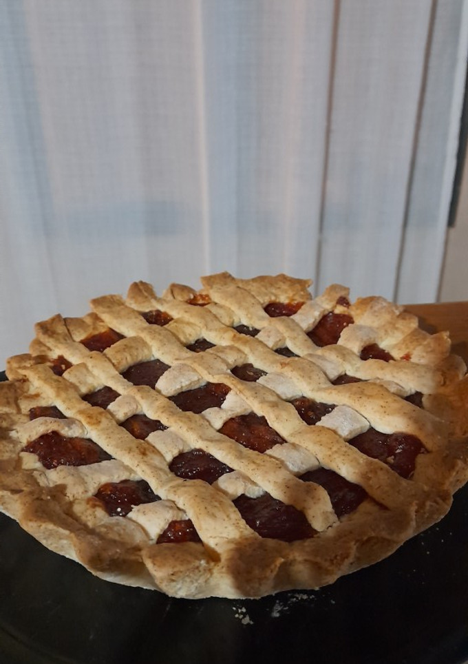 Una foto de PASTA FROLA FÁCIL 😋🥧 sin manteca❌🧈