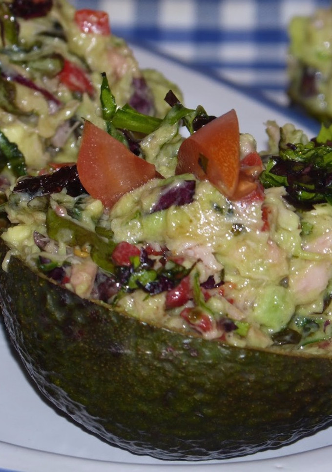 Una foto de Ensalada de aguacate