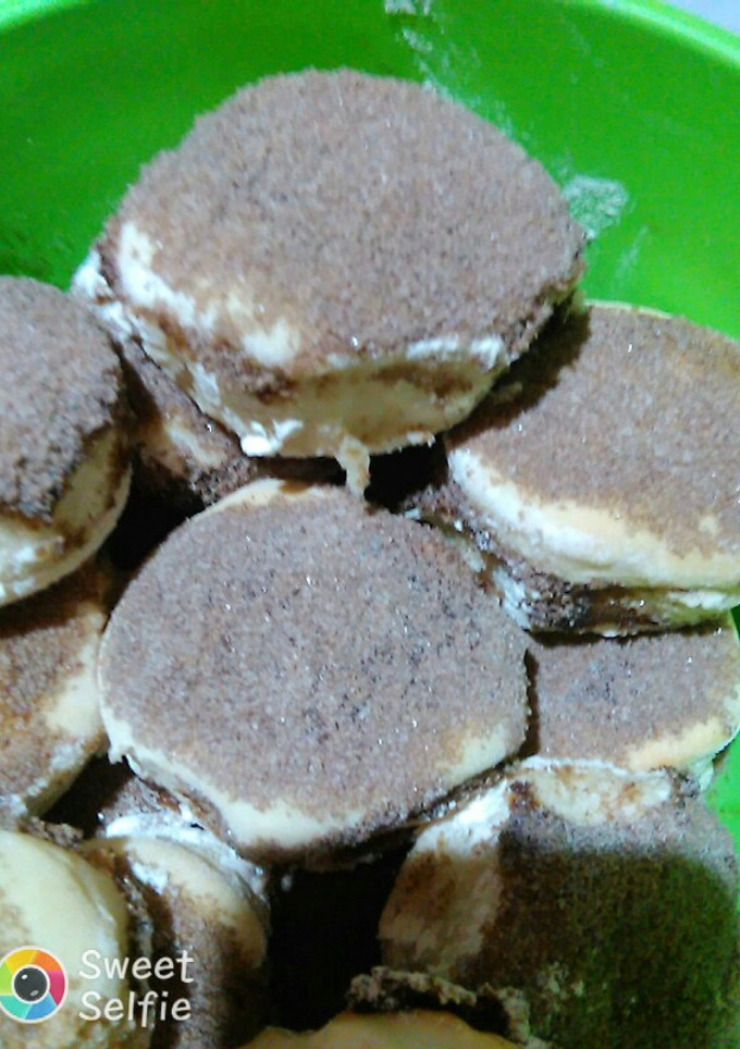 Una foto de Tortitas negras fácil y económicas