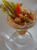 Ceviche de camarón. 