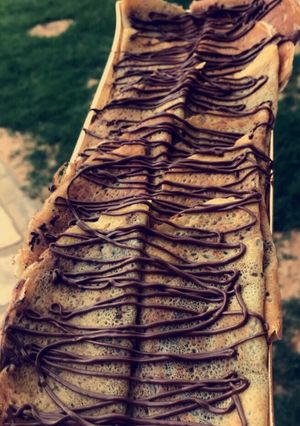 صورة لوصفة كريب بالنوتيلا