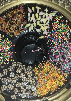 عکسی از دستور کیک شکلاتی🍩