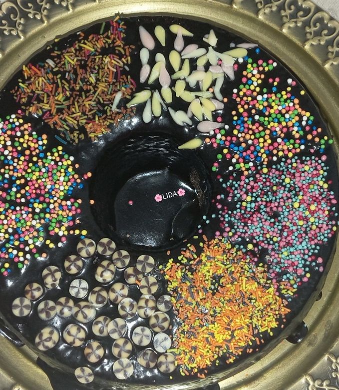 عکسی از دستور کیک شکلاتی🍩