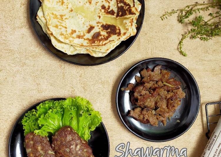 Cara Mudah Membuat Daging Kebab (shawarma) yang Enak Banget
