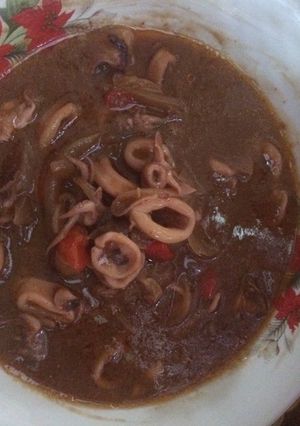 Foto resep Cumi Kuah Saus Tiram