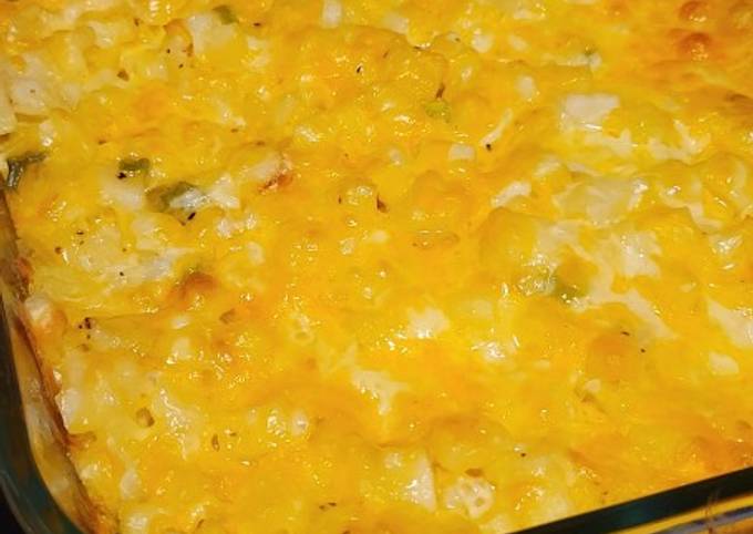 Recipe And How To Cook Cracker Barrel S Hashbrown Casserole Delicious Arenatani