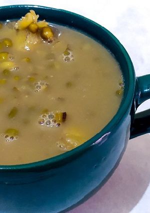 Foto resep Bubur Kacang Hijau Santan Bubuk Hemat Gas