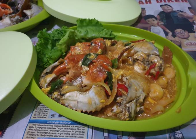 Cara Gampang Menyiapkan Kepiting saos padang Anti Gagal