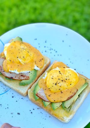 Foto resep Resep Egg Benedict rumahan simpel