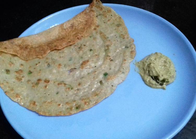 Step-by-Step Guide to Make Super Quick Homemade Millet and green gram dosa