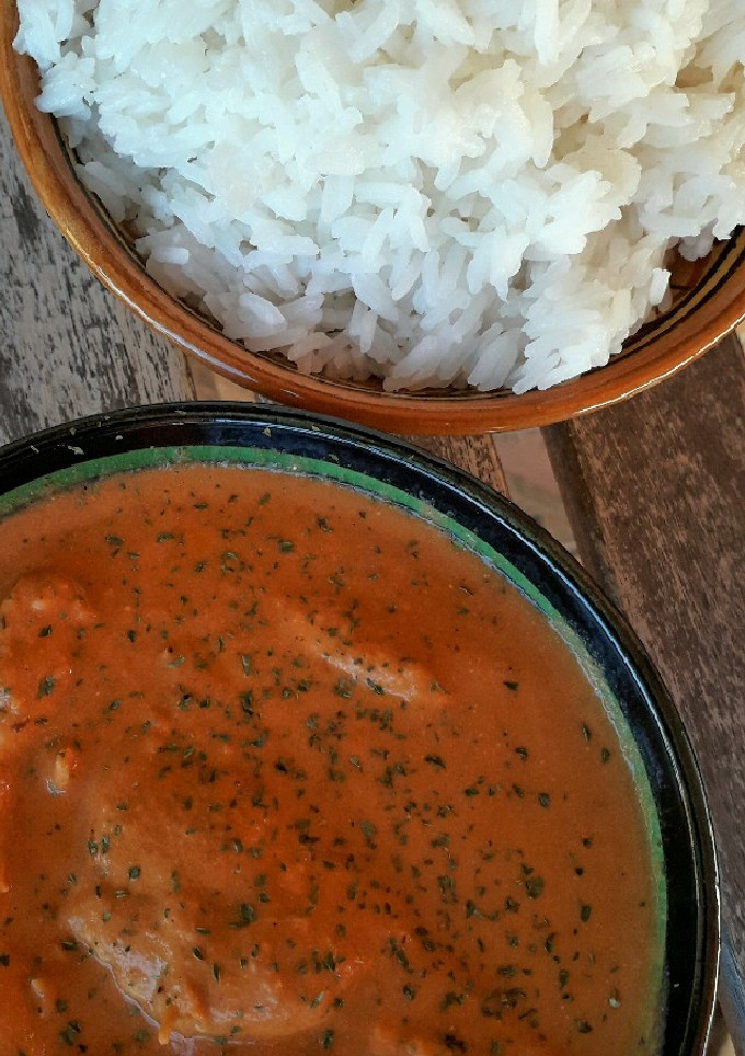 Una foto de Pollo al curry (India)