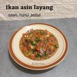 Ikan Asin Layang Asam Manis Pedas