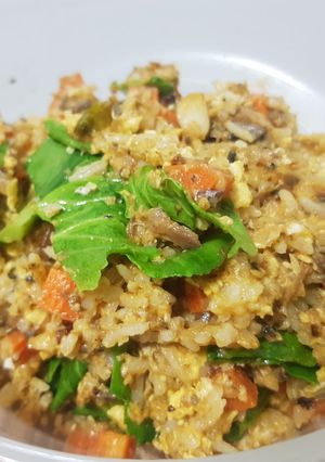 รูปของ ข้าวผัดไข่ใส่ปลากระป๋อง 🐰คลีน ง่ายๆ 70%| ครัวตัวนุ่ม