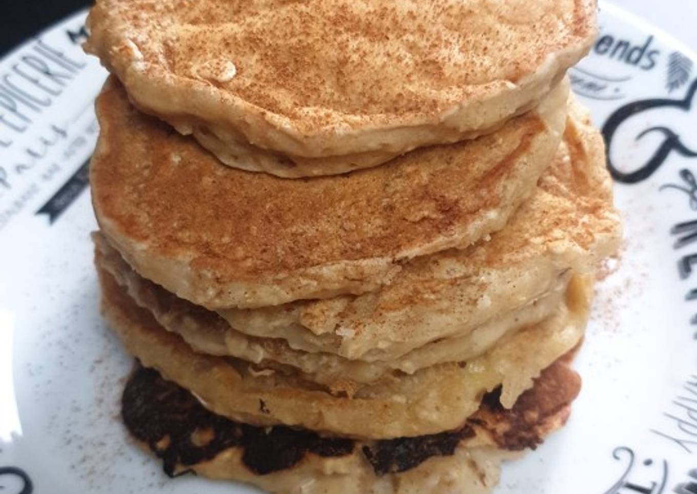 Pancakes banane-flocons d'avoine