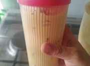 Una foto de batido de kefir