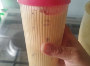 Una foto de Batido de Lúcuma con Kéfir