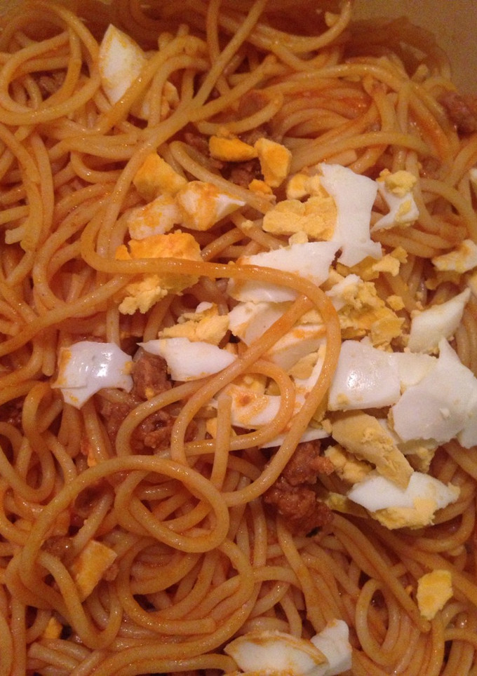 Una foto de Espaguetis con carne
