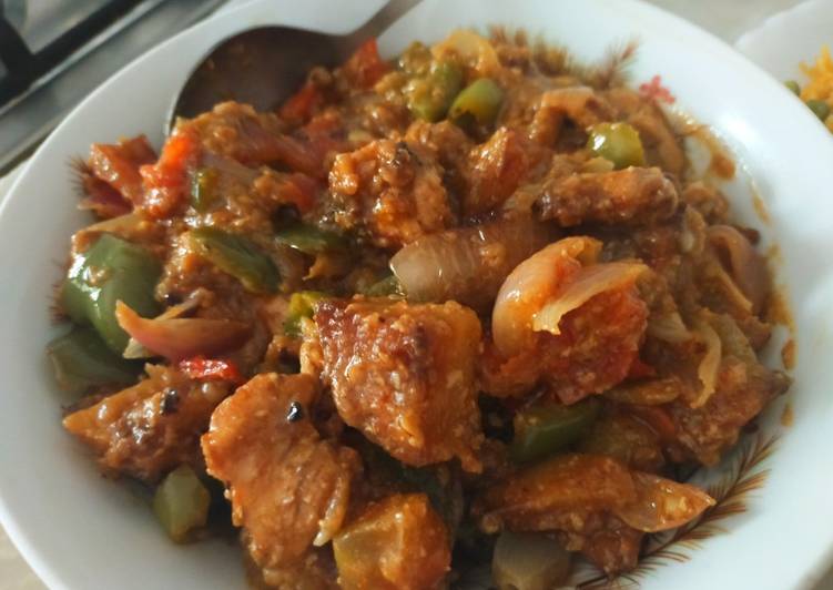 Step-by-Step Guide to Prepare Any-night-of-the-week Stir fry chicken masala with vegetables