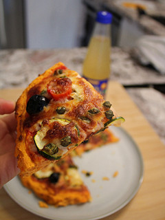 Una foto de Pizza con base de boniato (Sin gluten)