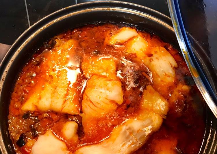 Bacalao con pisto