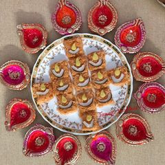 Kasaria coconut Burfi A picture of Kasaria coconut Burfi.
