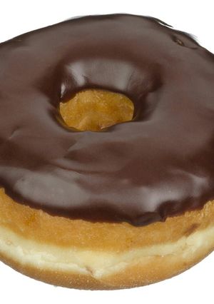 A picture of Donut recipe in english.